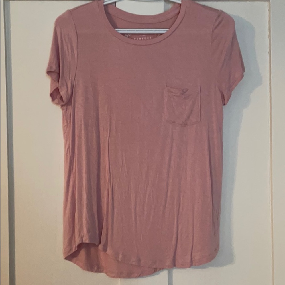 Scoopneck Tee with Pocket